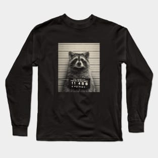 Raccoon Mugshot by © Buck Tee Originals Long Sleeve T-Shirt